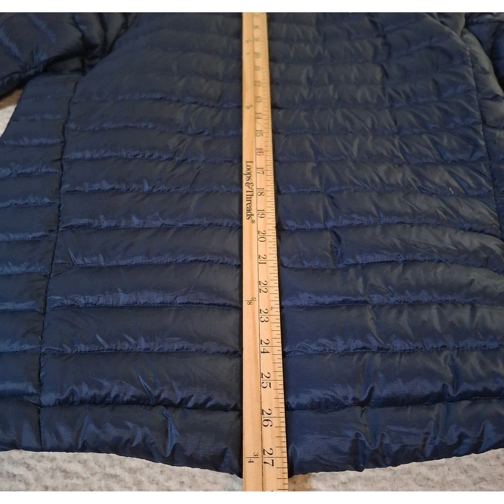 The North Face 800 Pro Down Puffer Jacket Mens Medium Navy Blue